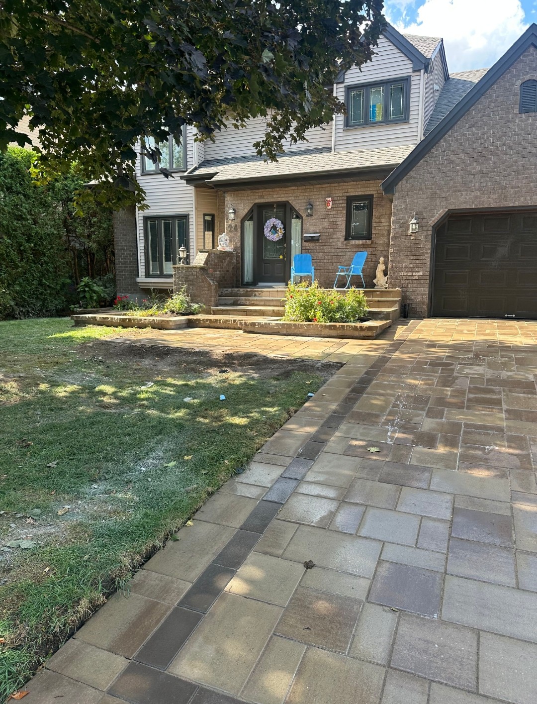 Travaux d'asphalte complétés